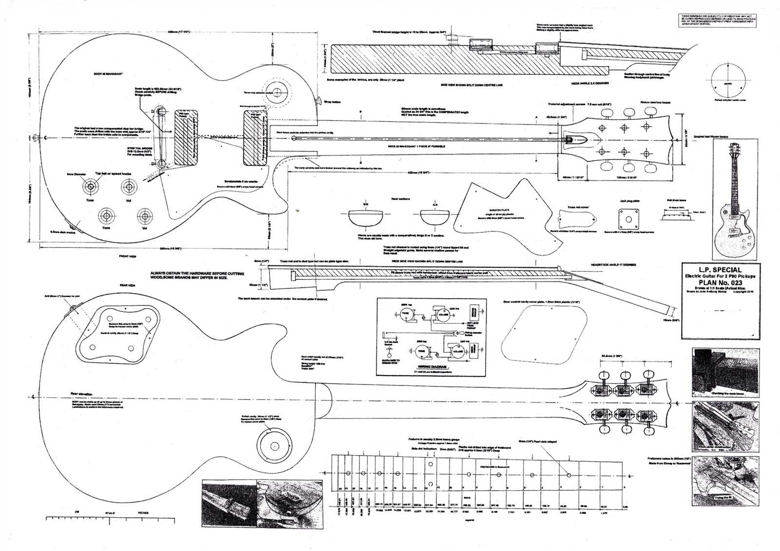 epiphone les paul special ii wiring diagram