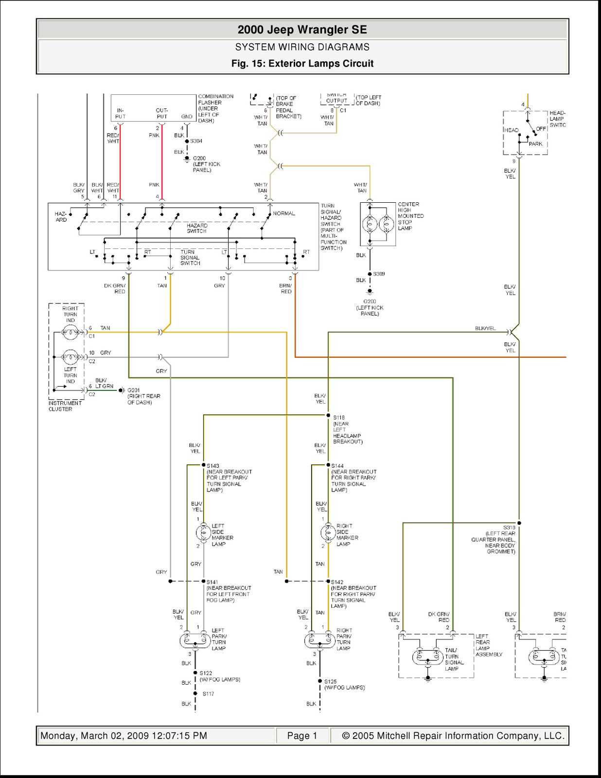 2007 jeep wrangler radio wiring diagram