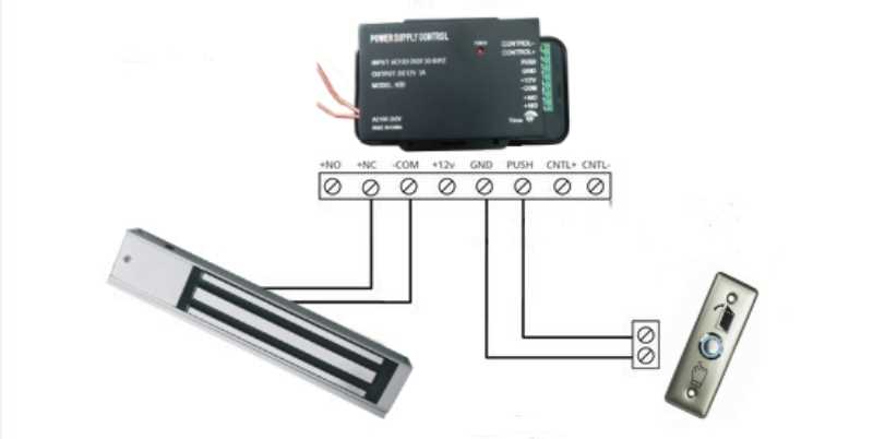 24v magnetic door lock wiring diagram