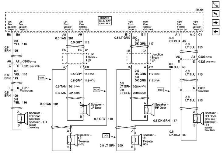 2004 gmc sierra radio wiring harness diagram