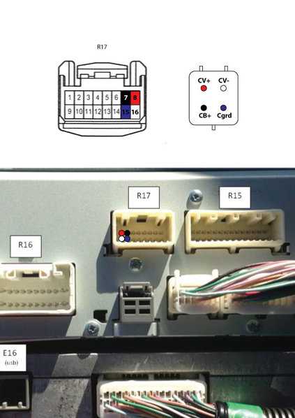 factory toyota reverse camera wiring diagram