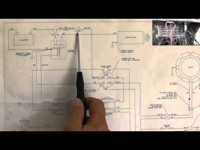 zero turn mower wiring diagram