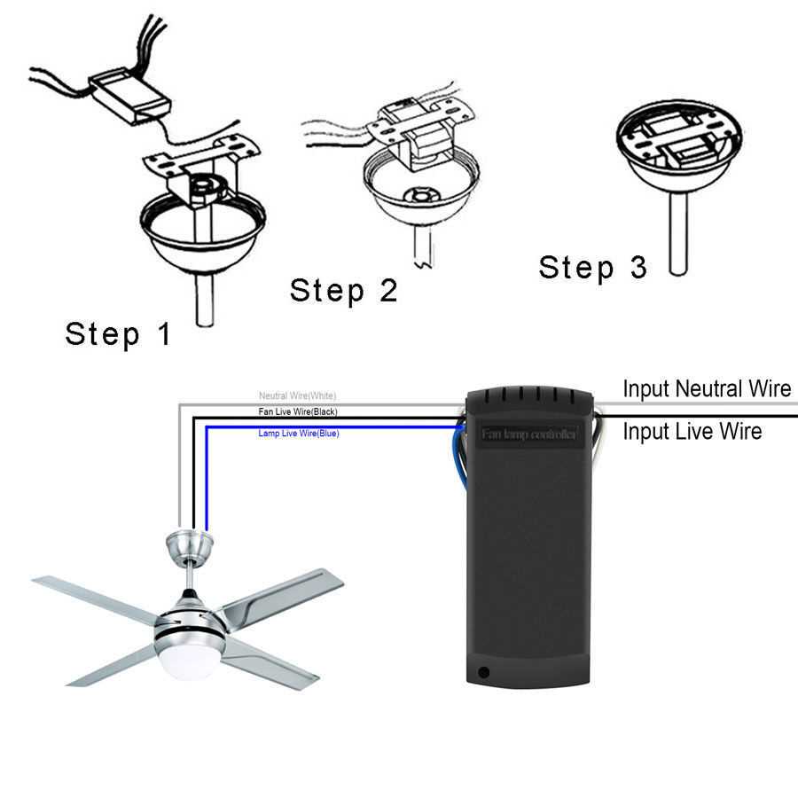 fanimation fan wiring diagram with remote