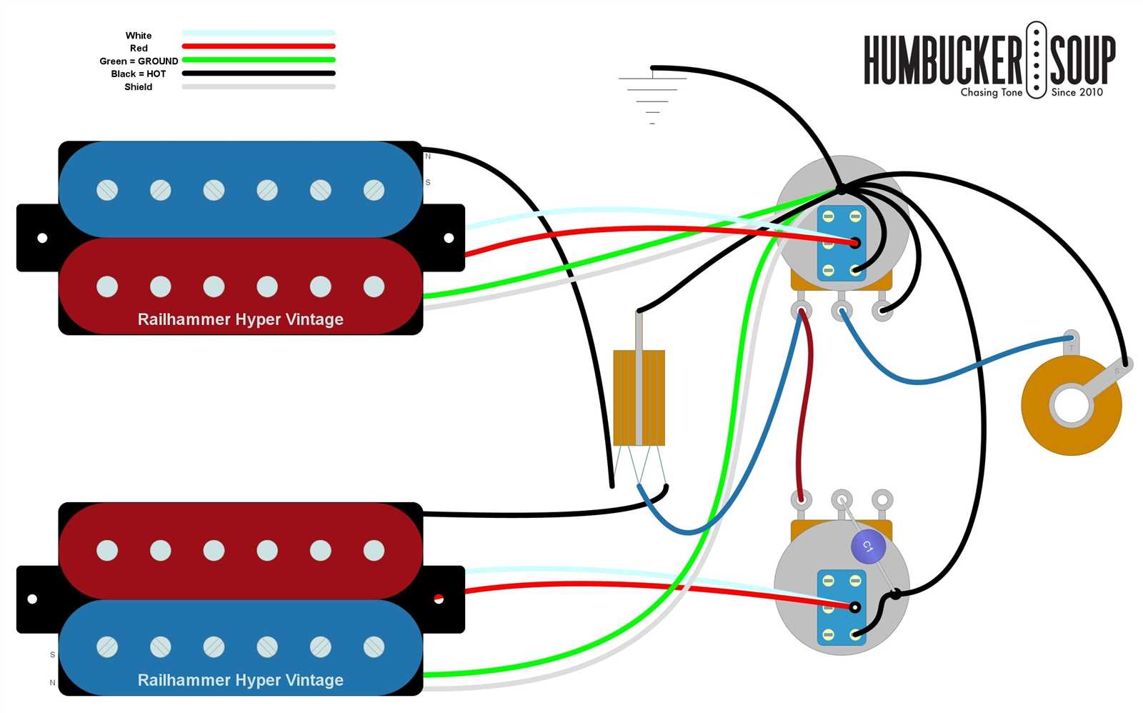 50s les paul wiring diagram