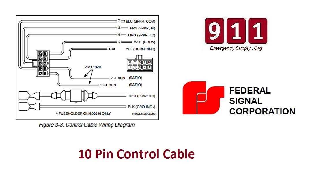 federal signal pa 300 wiring diagram