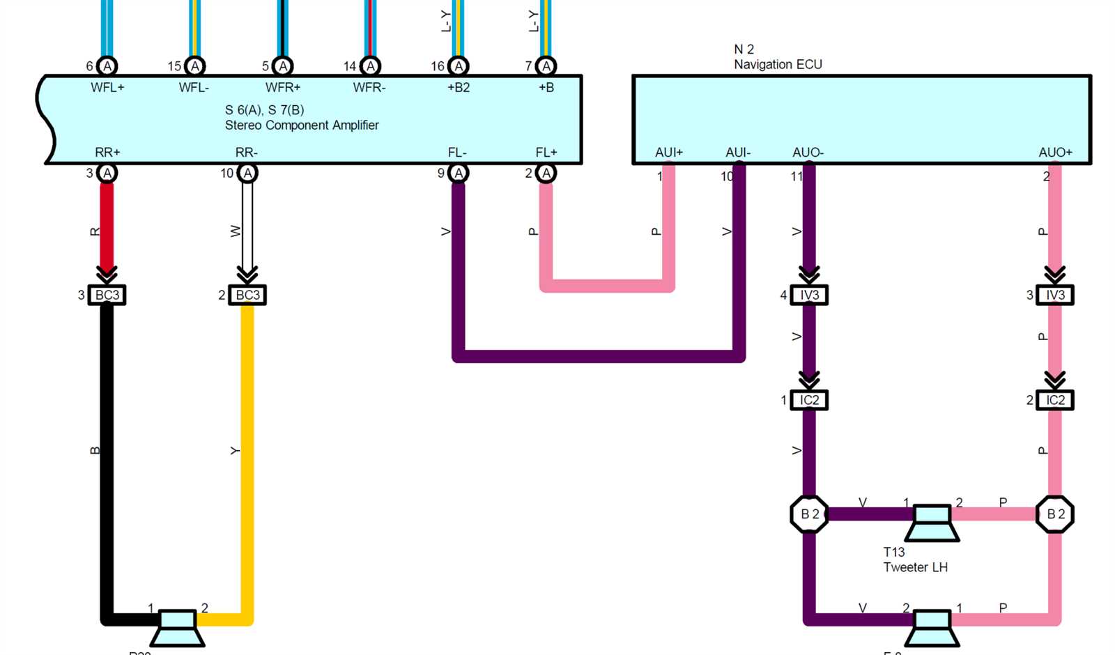 factory amp wiring diagram