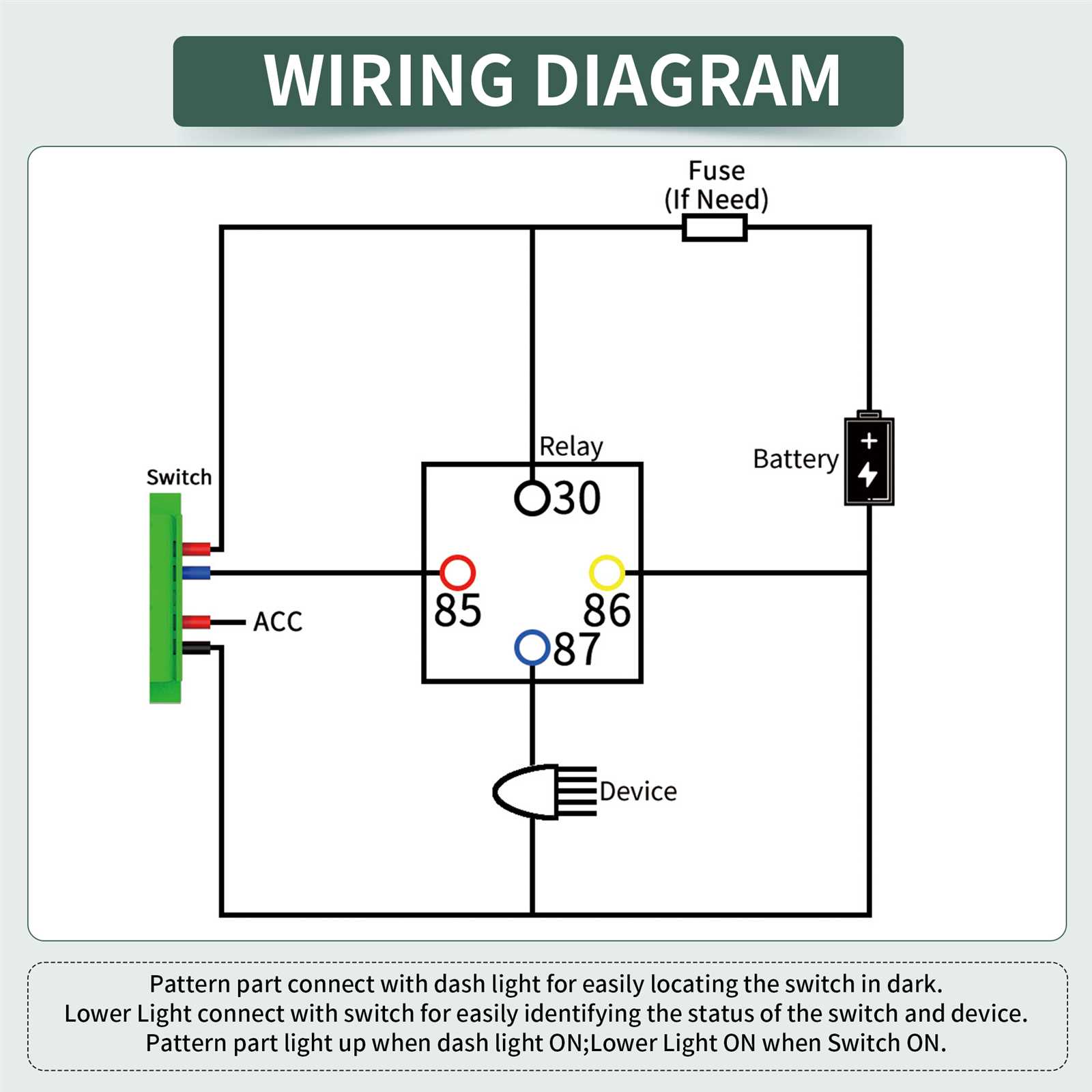 fog light wiring diagram relay