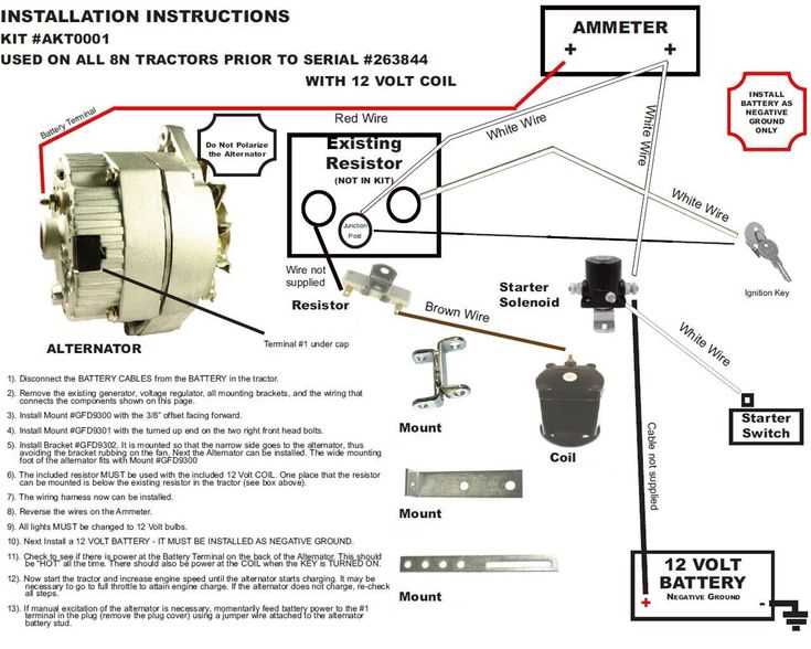 ford 8n electronic ignition wiring diagram