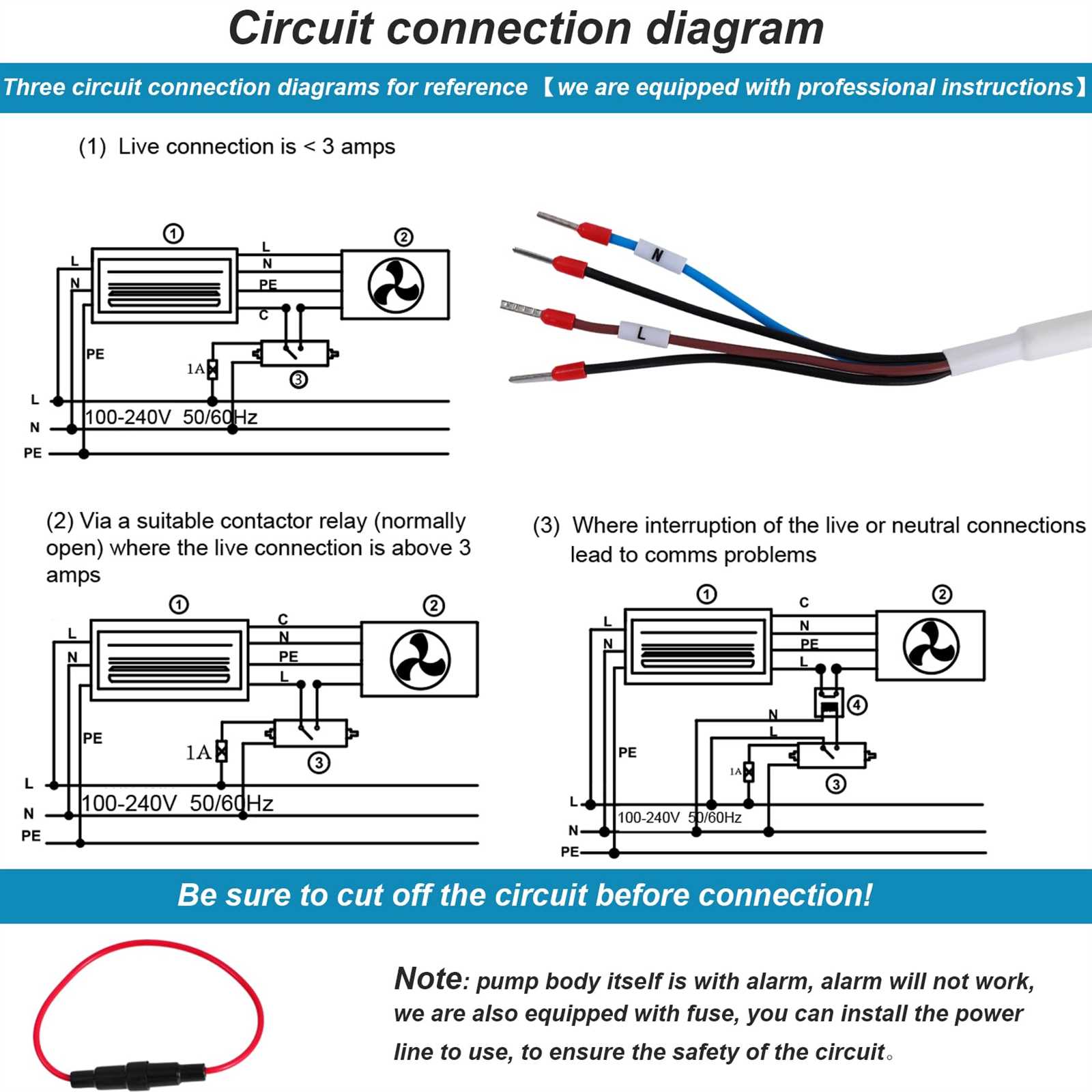 condensate pump wiring diagram