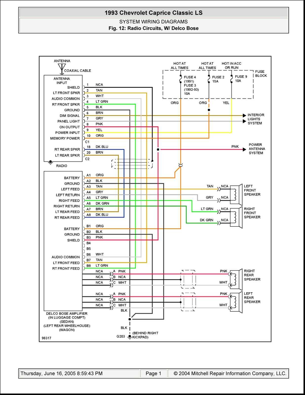 delco radio wiring diagrams