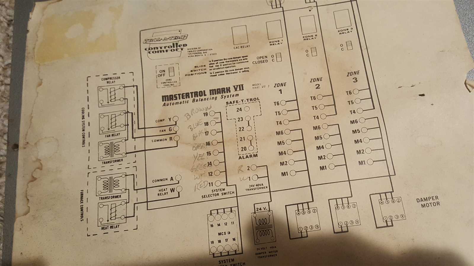 honeywell hz311 wiring diagram