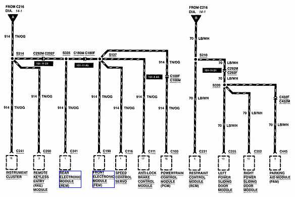 1997 lincoln town car radio wiring diagram