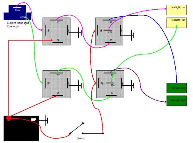 meyer plow light wiring diagram