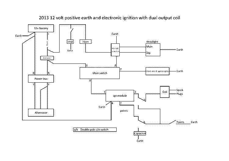 12 volt coil wiring diagram