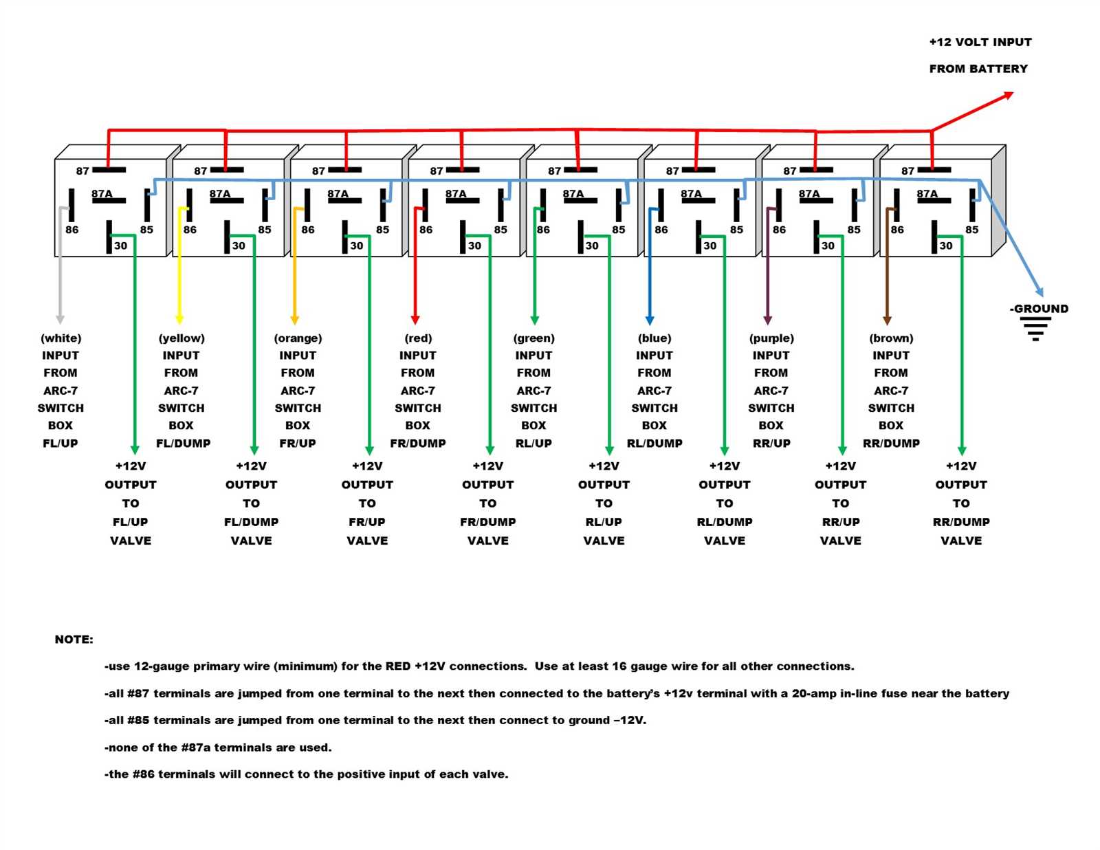 air ride wiring diagram