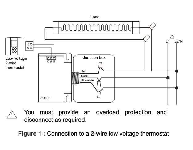 240 volt thermostat wiring diagram