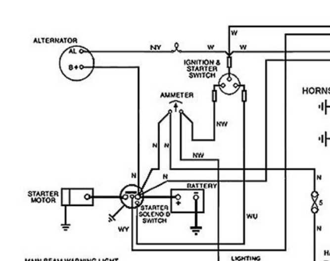 chevy 2 wire alternator wiring diagram