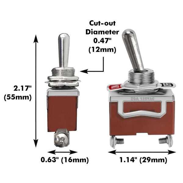 2 pin toggle switch wiring diagram