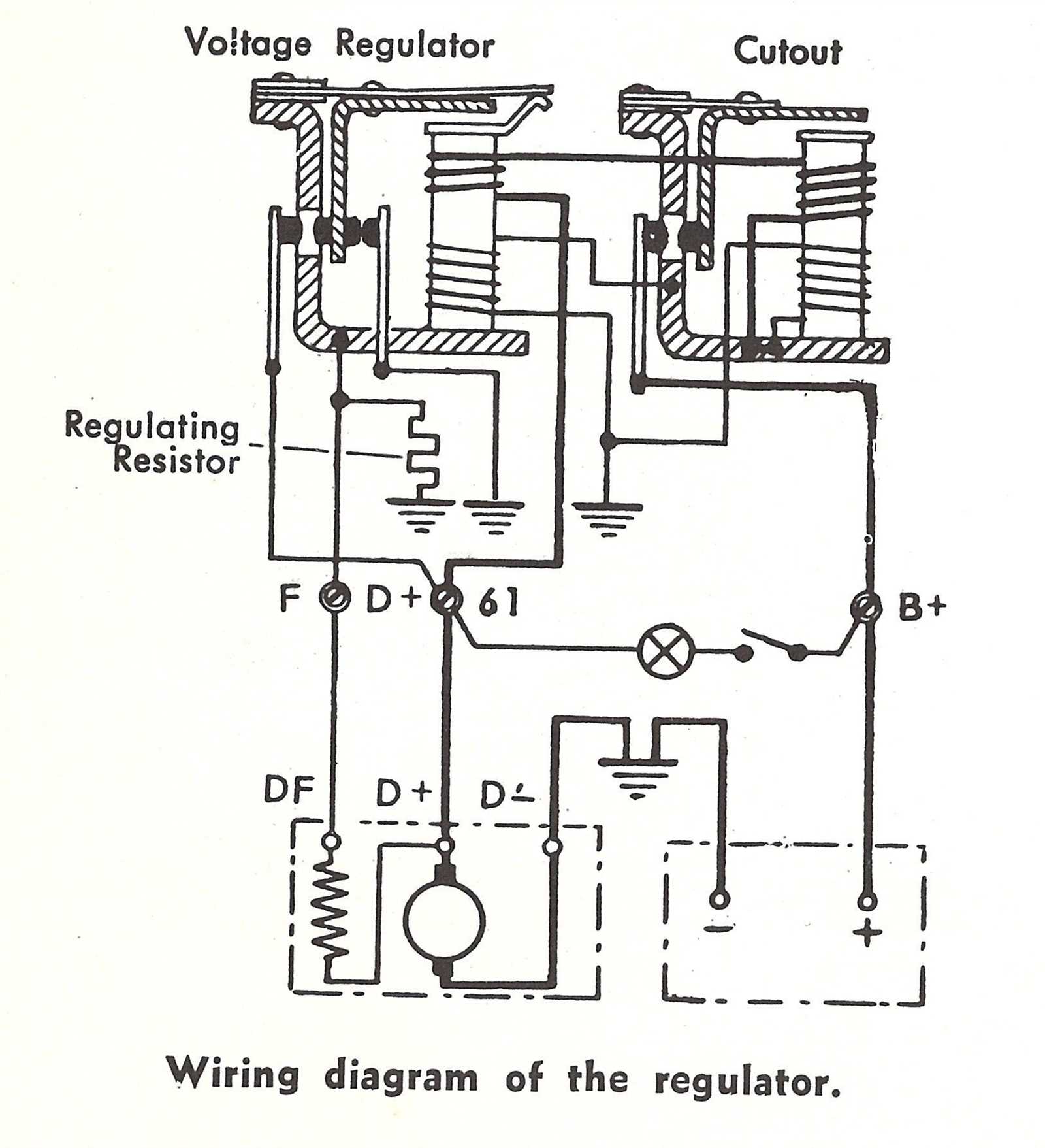 chevy voltage regulator wiring diagram