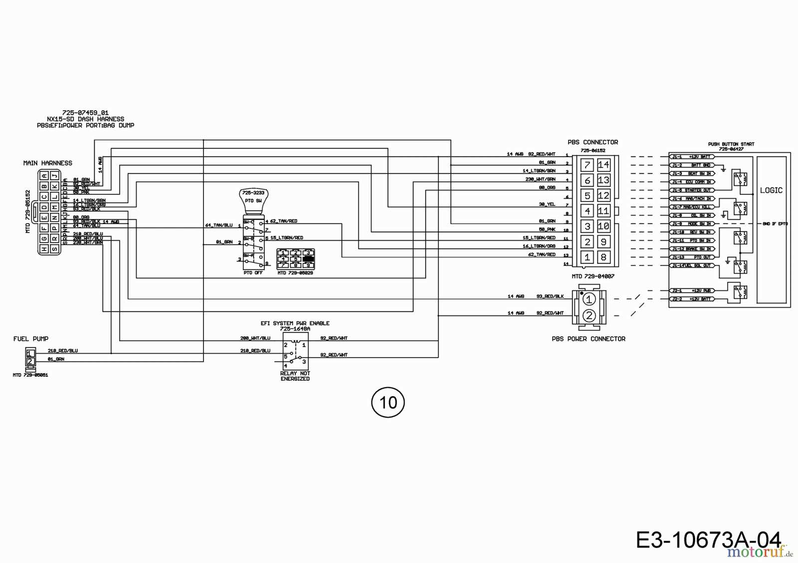 electric clutch wiring diagram