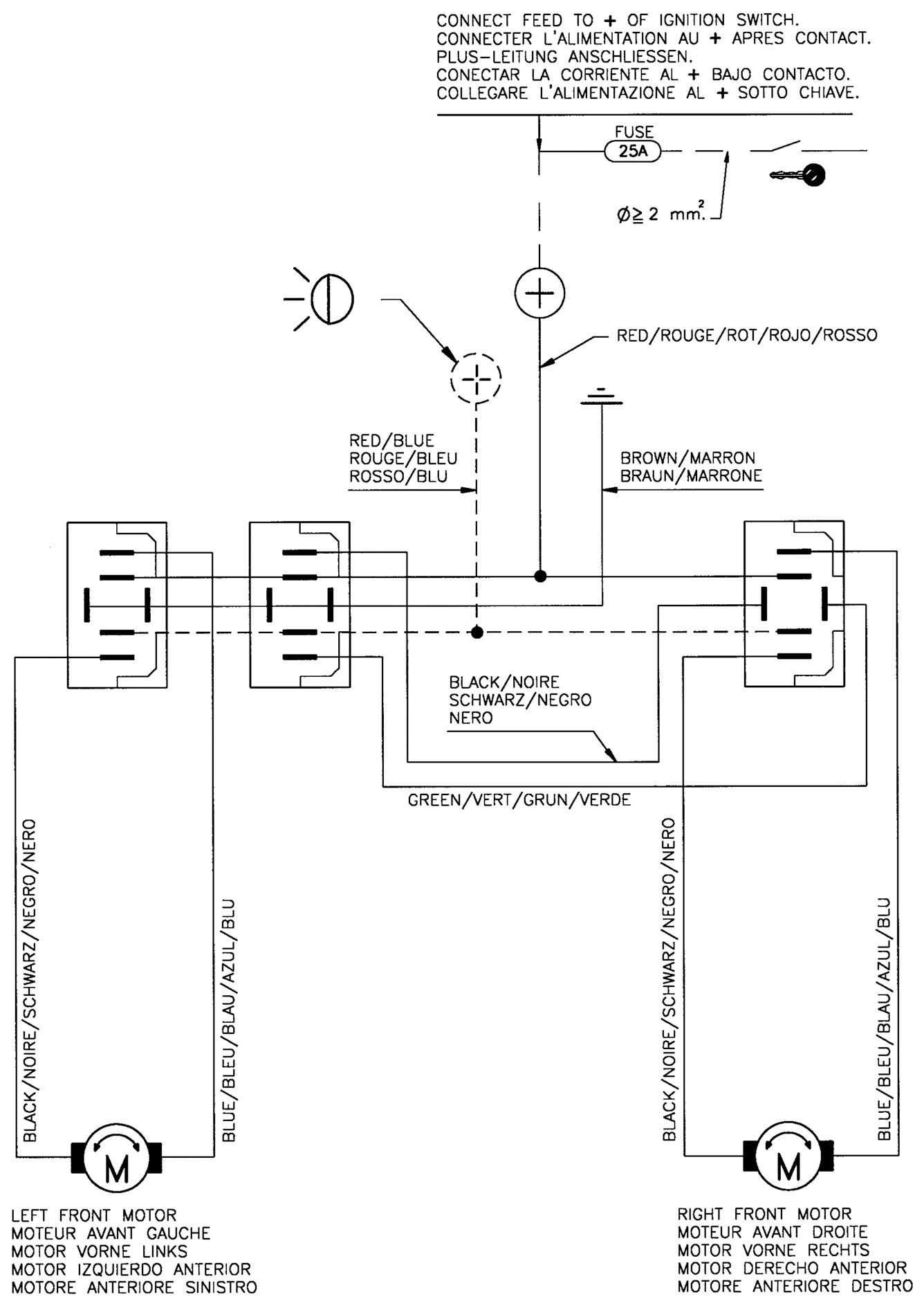 power window wiring diagram