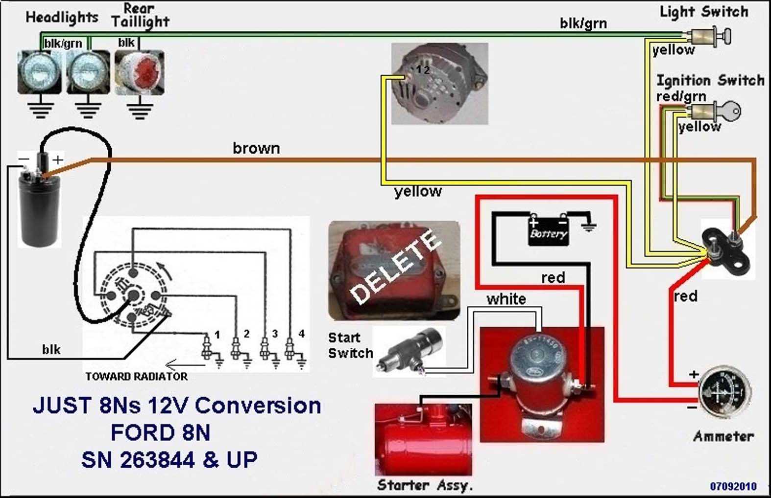 ford 850 tractor wiring diagram