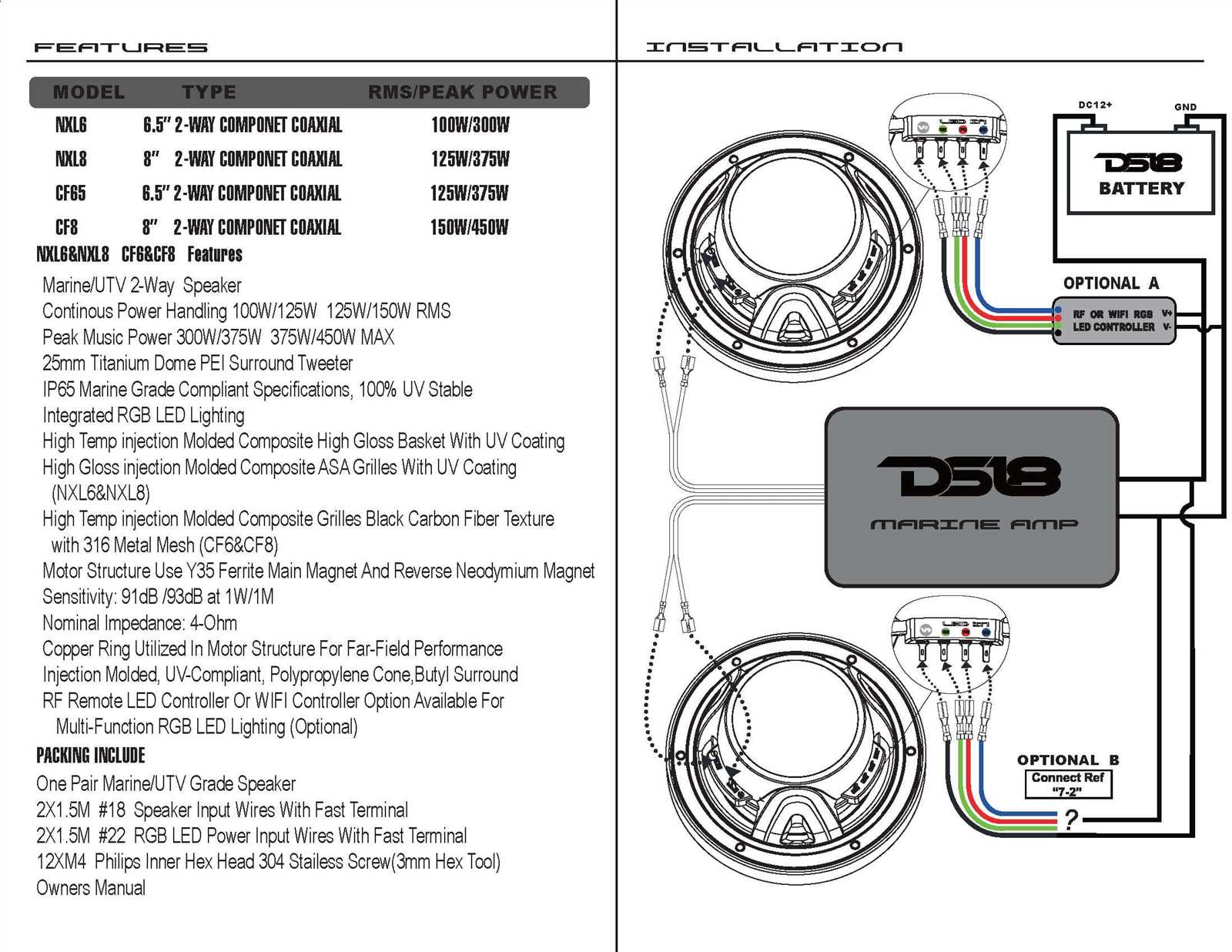 ds18 tweeter wiring diagram