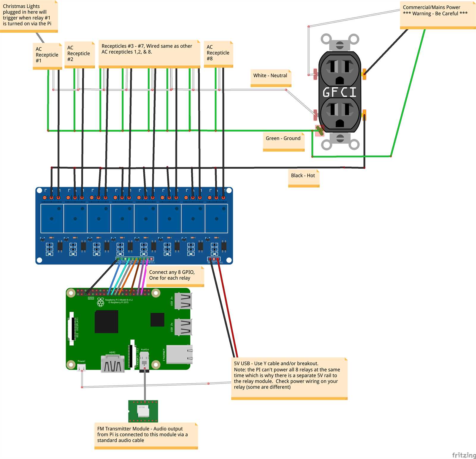 led christmas lights wiring diagram