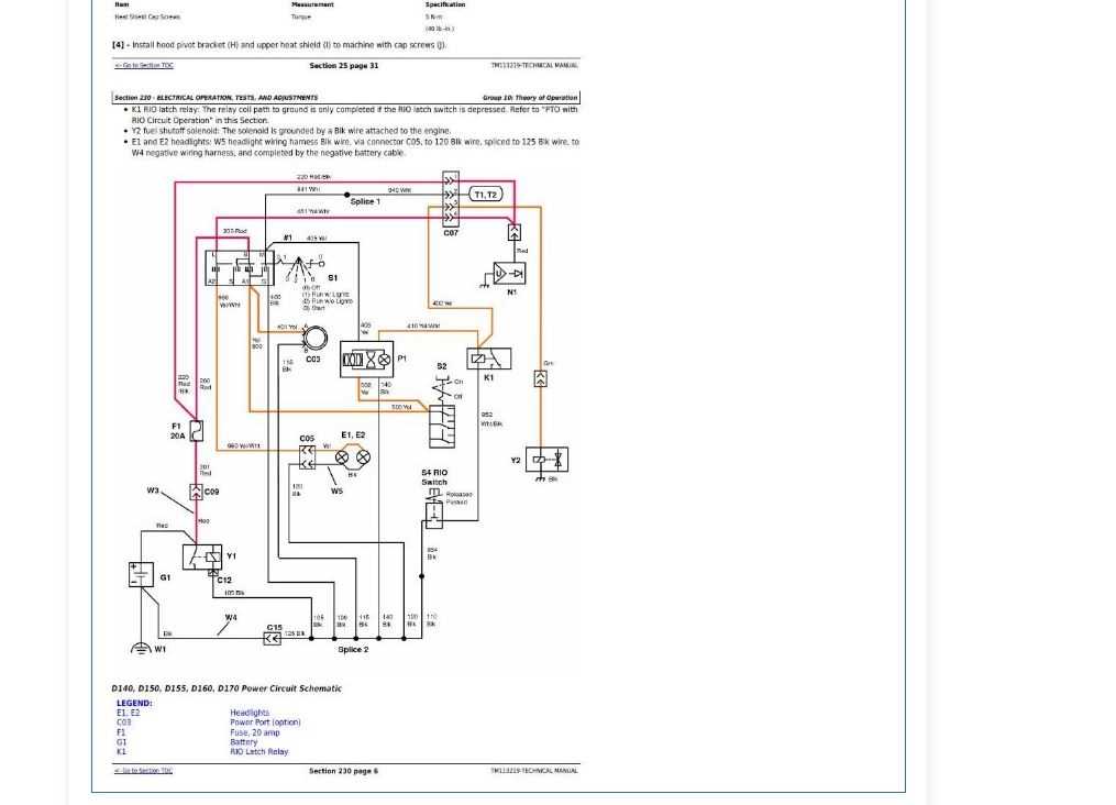 john deere 110 wiring diagram