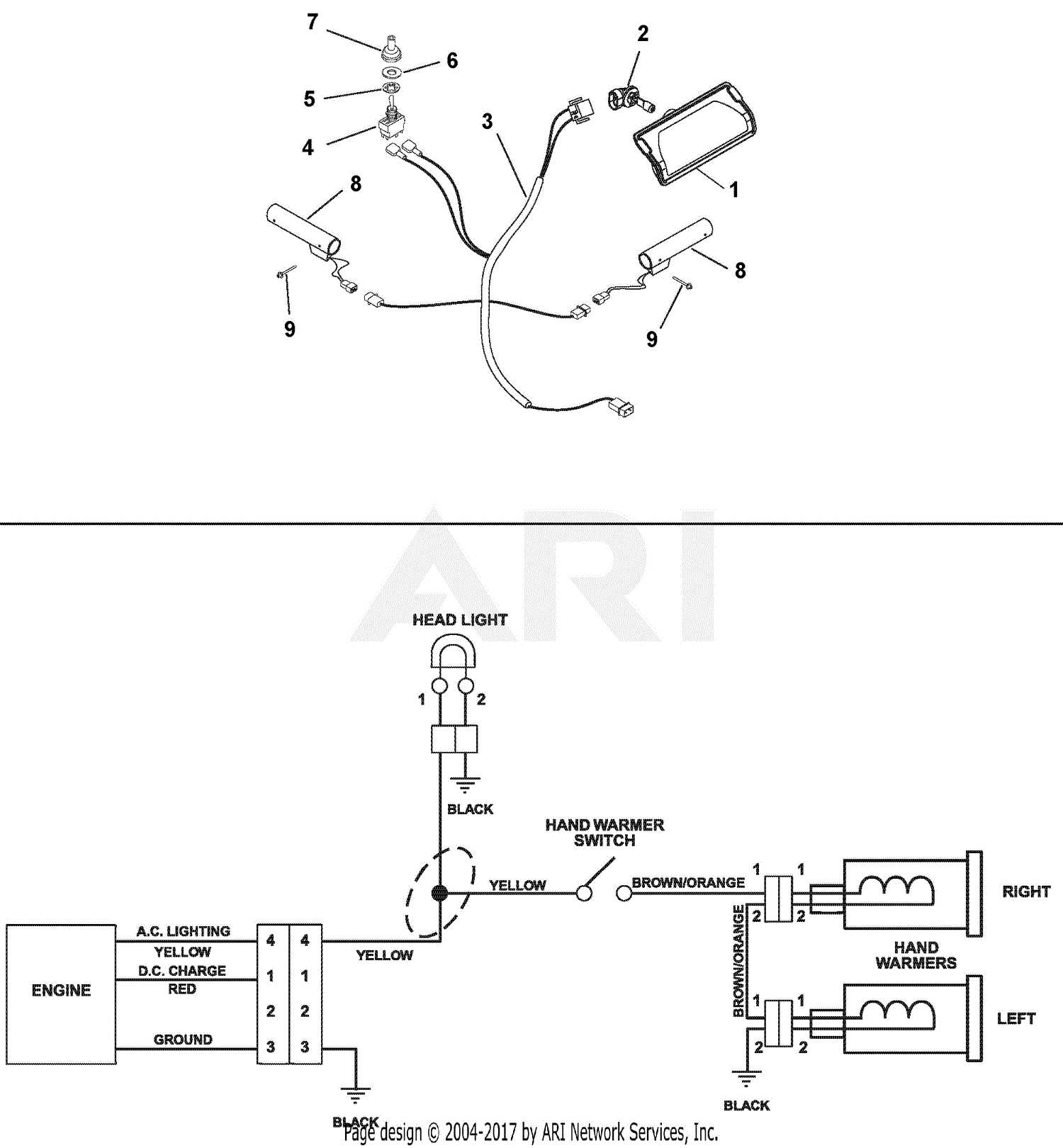 wiring diagram for western plow