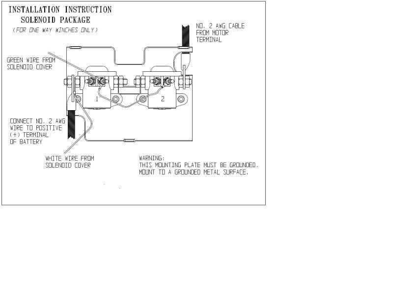 wiring diagram winch solenoid