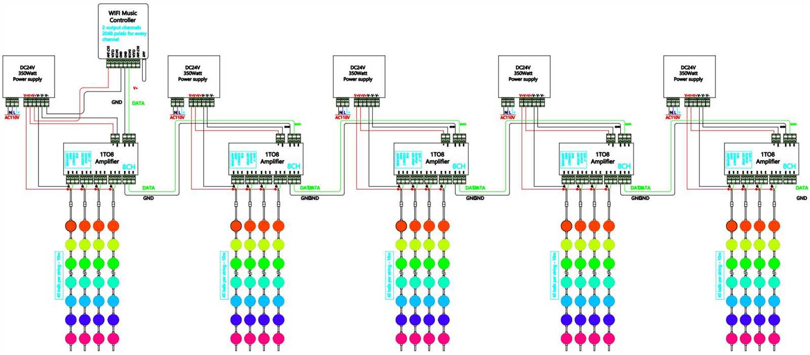 led lights wiring diagram