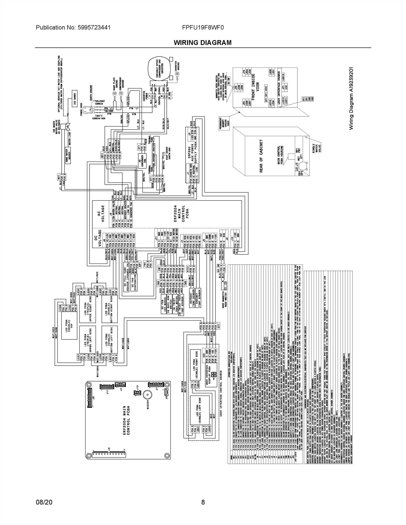 freezer wiring diagram