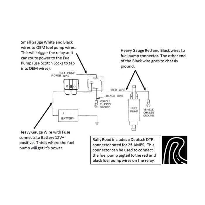 fuel pump wiring harness diagram