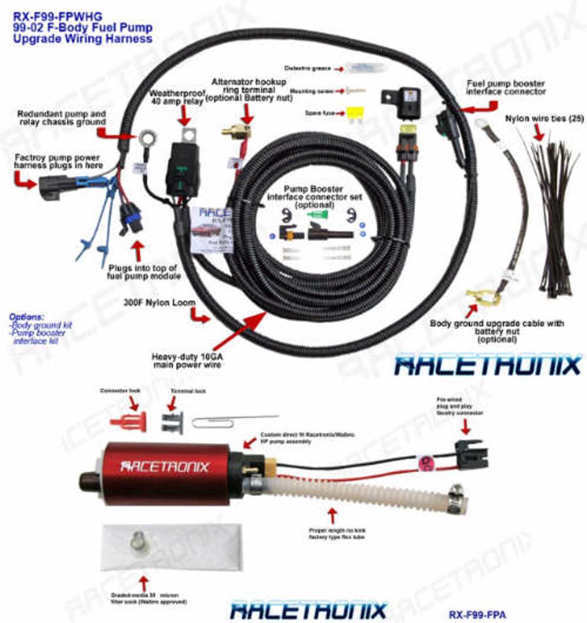 fuel pump wiring harness diagram