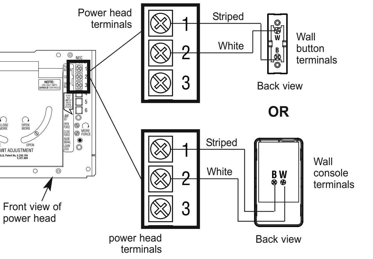 garage door sensor wiring diagram