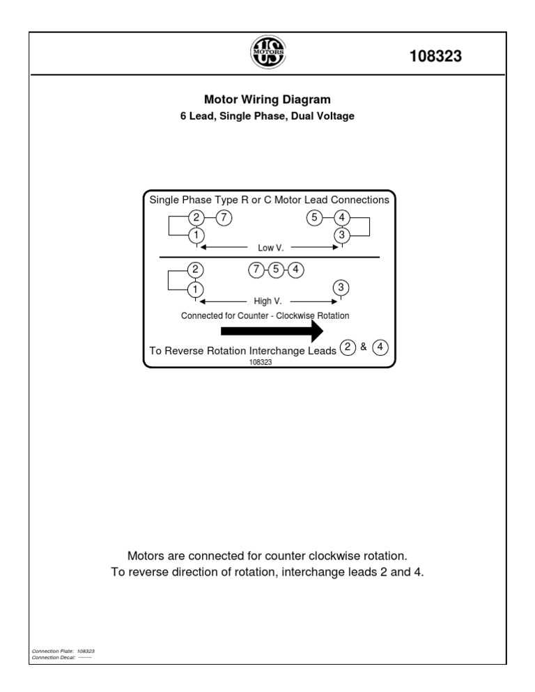 3 phase motor 6 lead wiring diagram