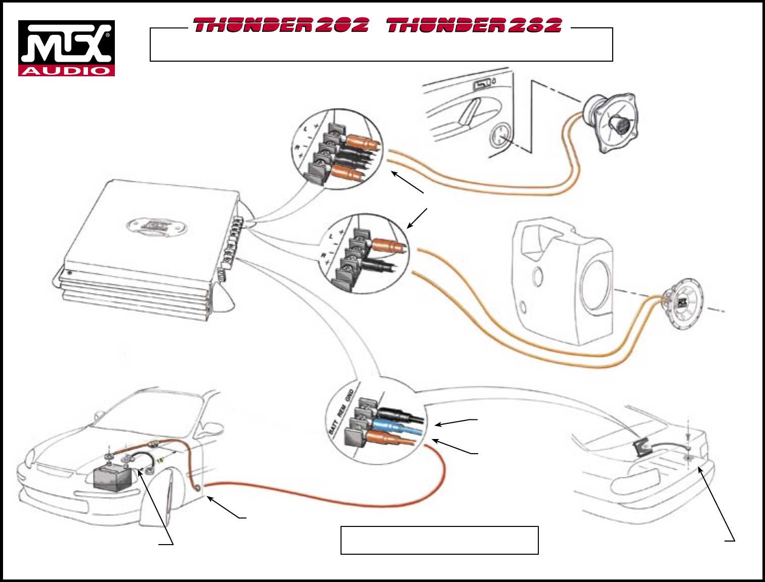 car amp wiring diagram