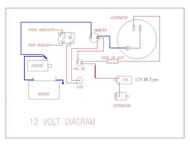 6 volt to 12 volt conversion wiring diagram