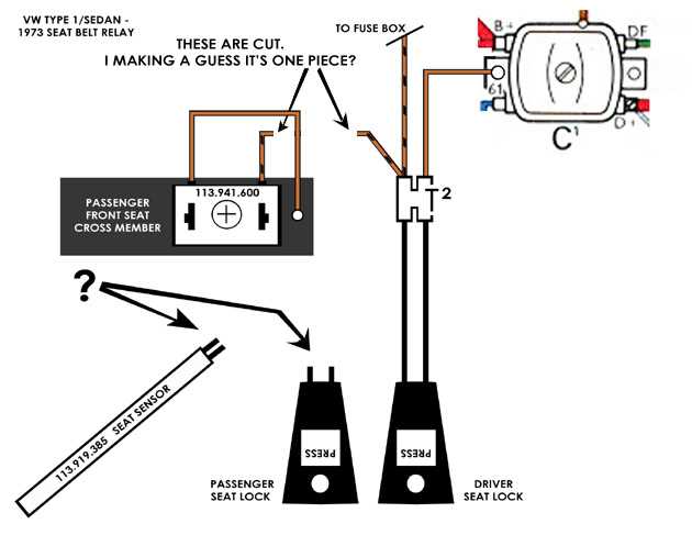 1973 vw beetle wiring diagram