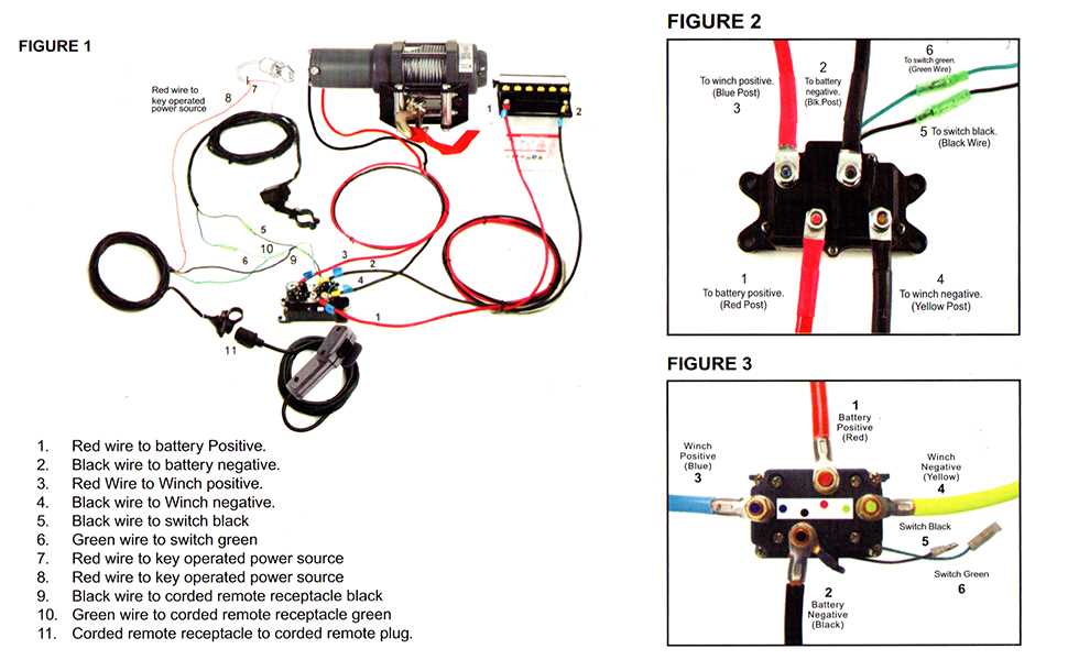 4 wire winch wiring diagram