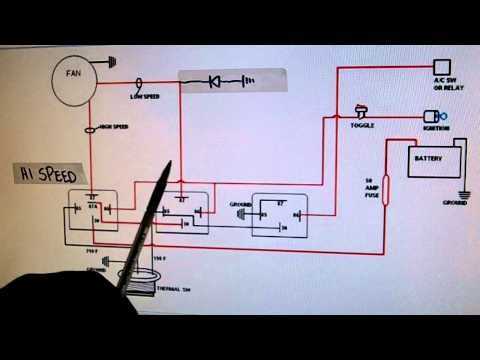 2 speed cooling fan wiring diagram