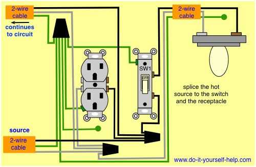 electrical switch wiring diagram