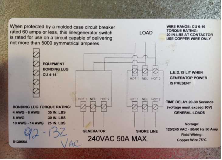 30 amp rv transfer switch wiring diagram