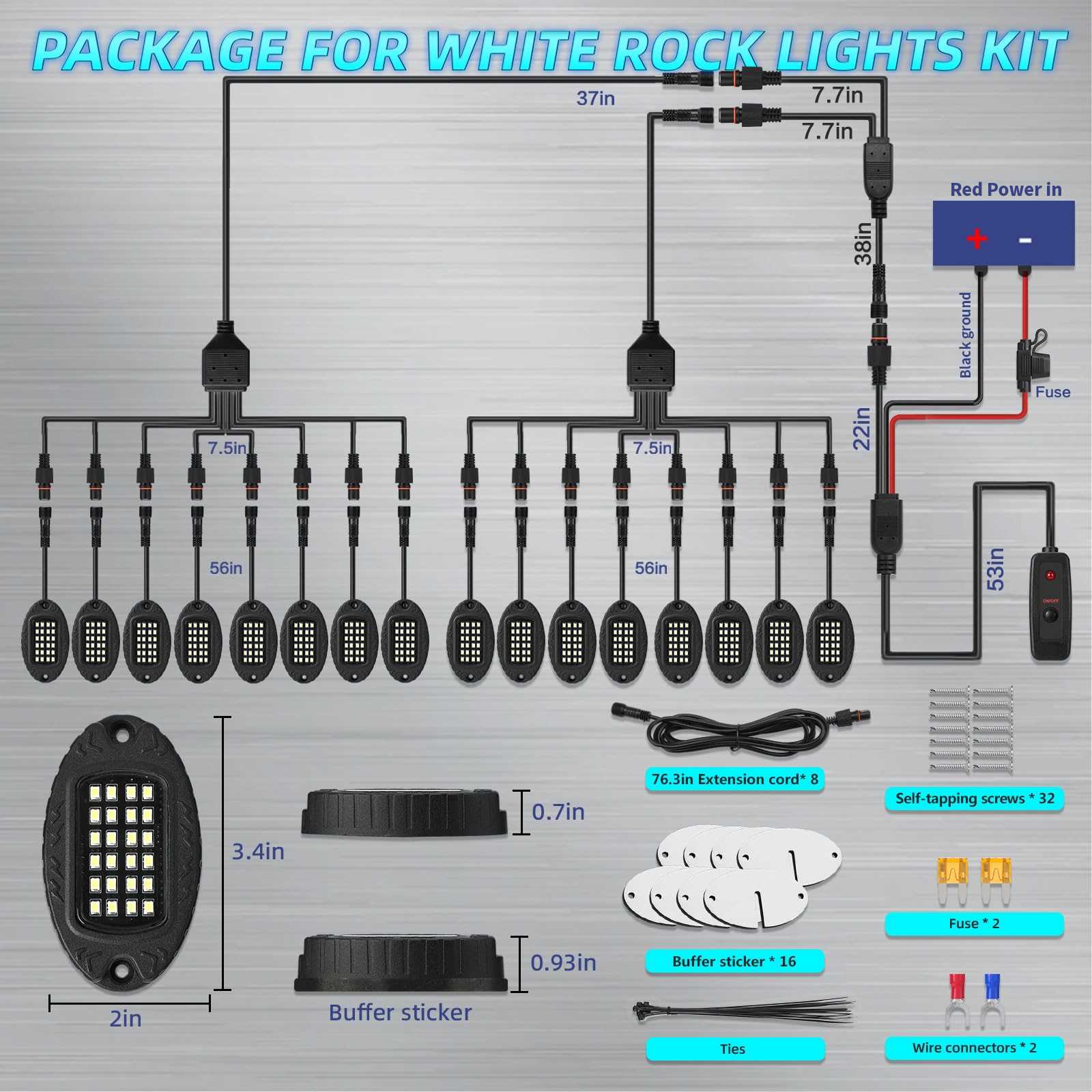 led rock light wiring diagram