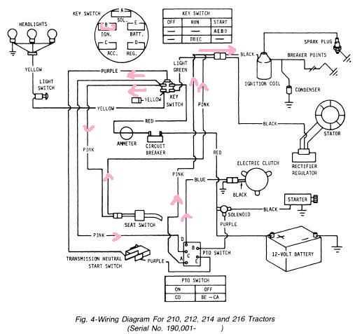 john deere 110 wiring diagram