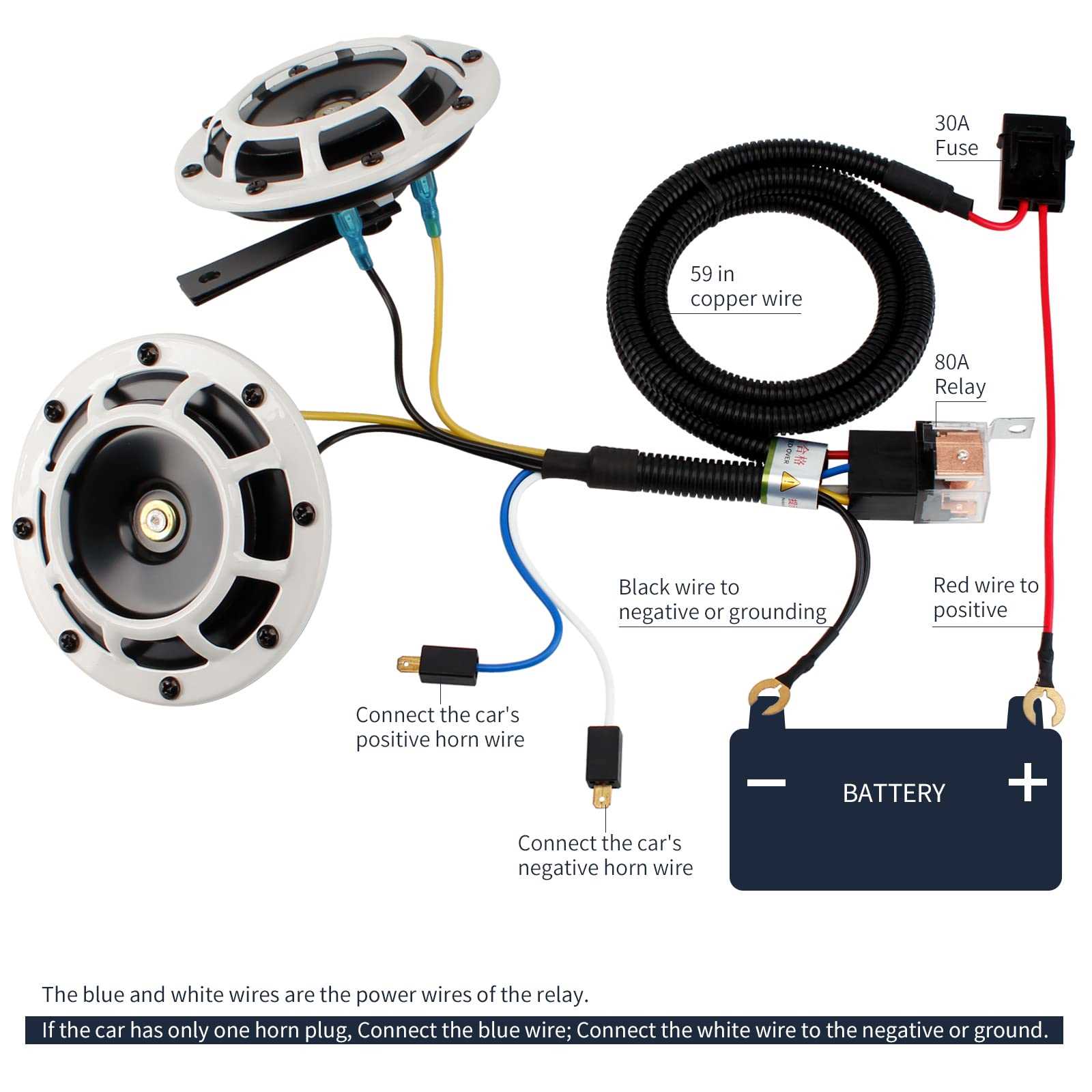 automotive horn wiring diagram