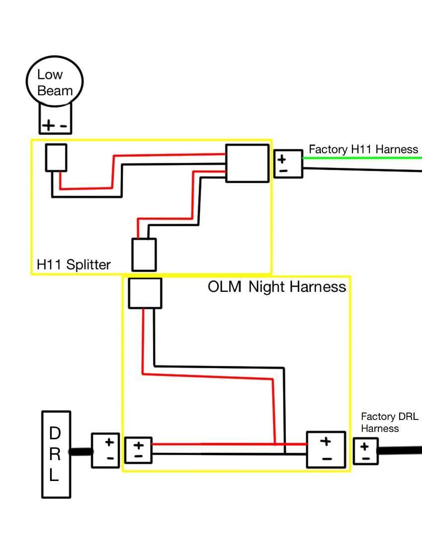 wiring diagram for drl lights