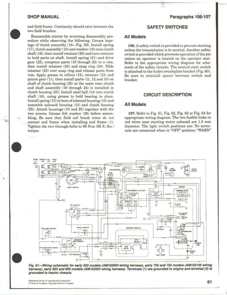 john deere radio wiring diagram