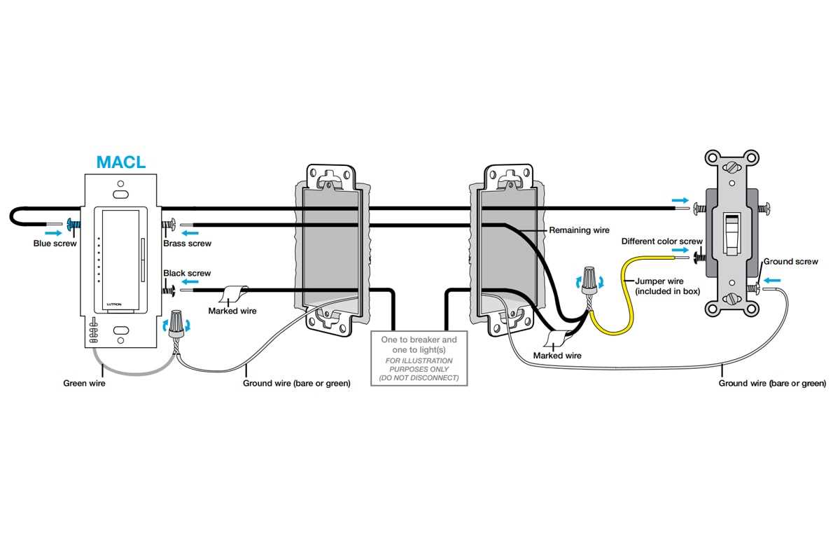 maestro dimmer 3 way wiring diagram